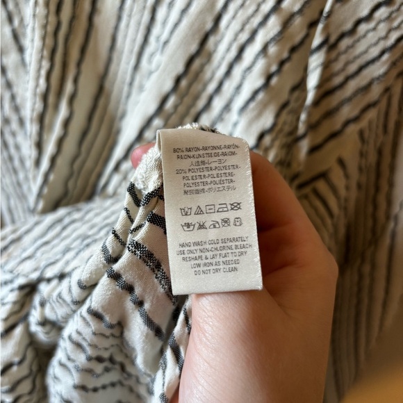 Free People “Rhythm Of The Night” Striped Peasant Tunic Top - Picture 8 of 9